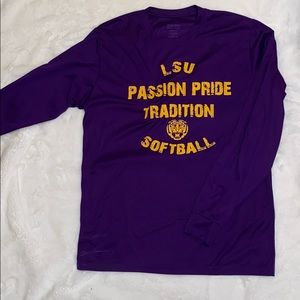 Long sleeve LSU softball shirt